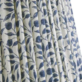 20cm empire shade in indigo Rosehip linen by Morris & Co.