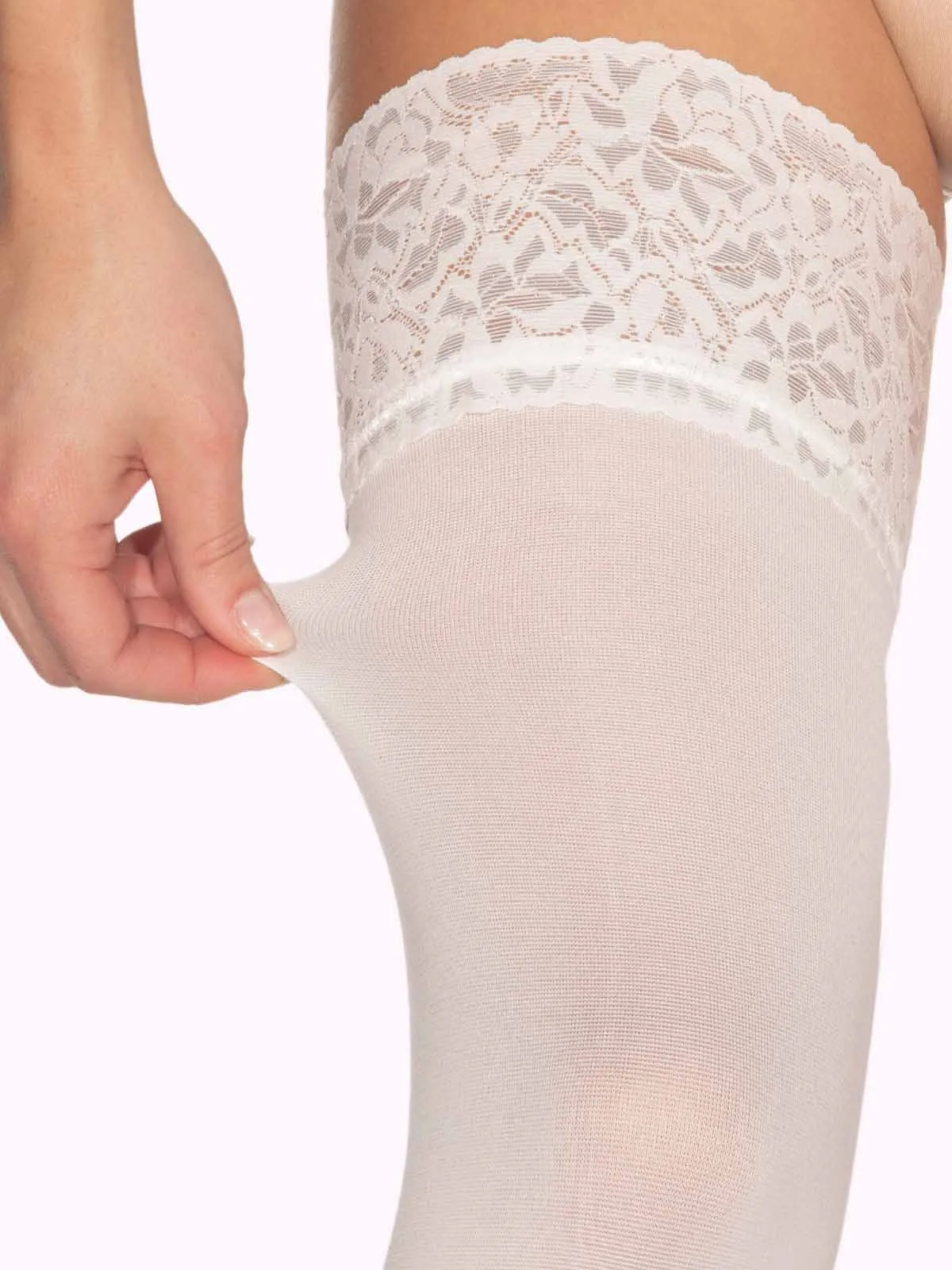 ANDREA Opaque Thigh Highs