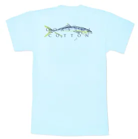 Coastal Cotton Sky Blue Amber Jack SS Tee