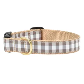 Collar | Gray Buffalo Check