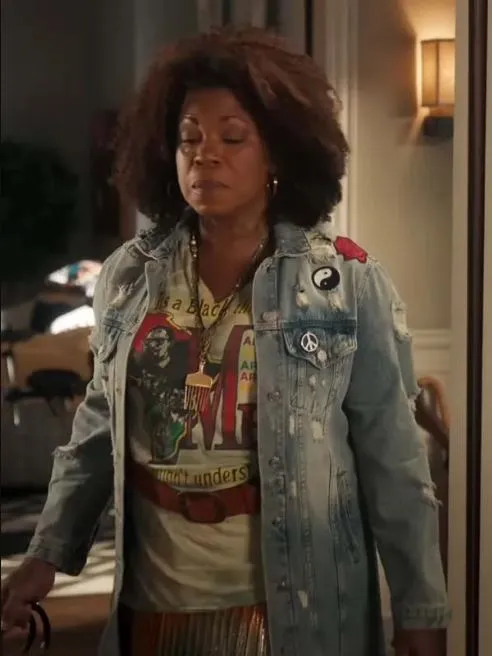 Equalizer S03 Viola 'Vi' Marsette Lorraine Toussaint Denim Jacket