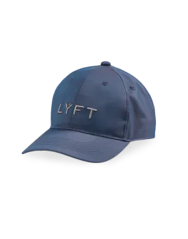 Glossy Nylon Cap - Blue