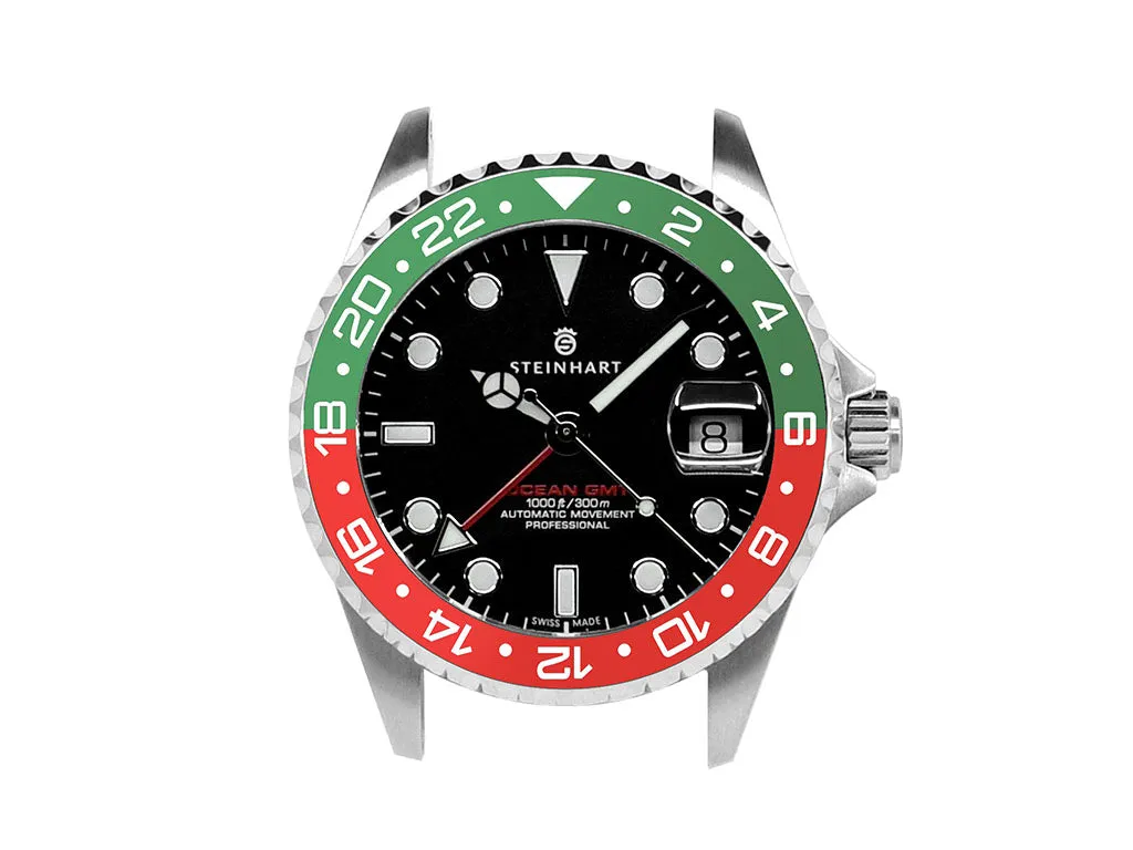 GMT Style Ceramic Bezel Insert Green/Red (Castrol)