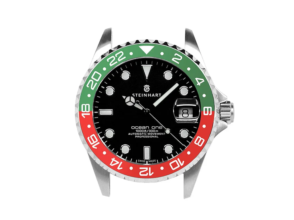 GMT Style Ceramic Bezel Insert Green/Red (Castrol)