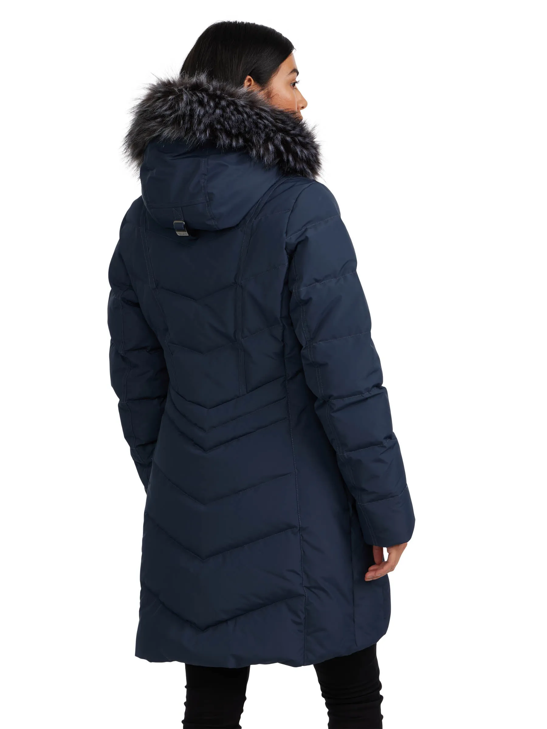 January Women's Quilted Puffer w/ Faux Fur