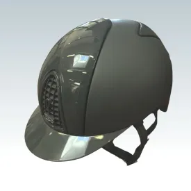 KEP Italia Cromo Custom Helmet - Grey Textile/Polish - size 7