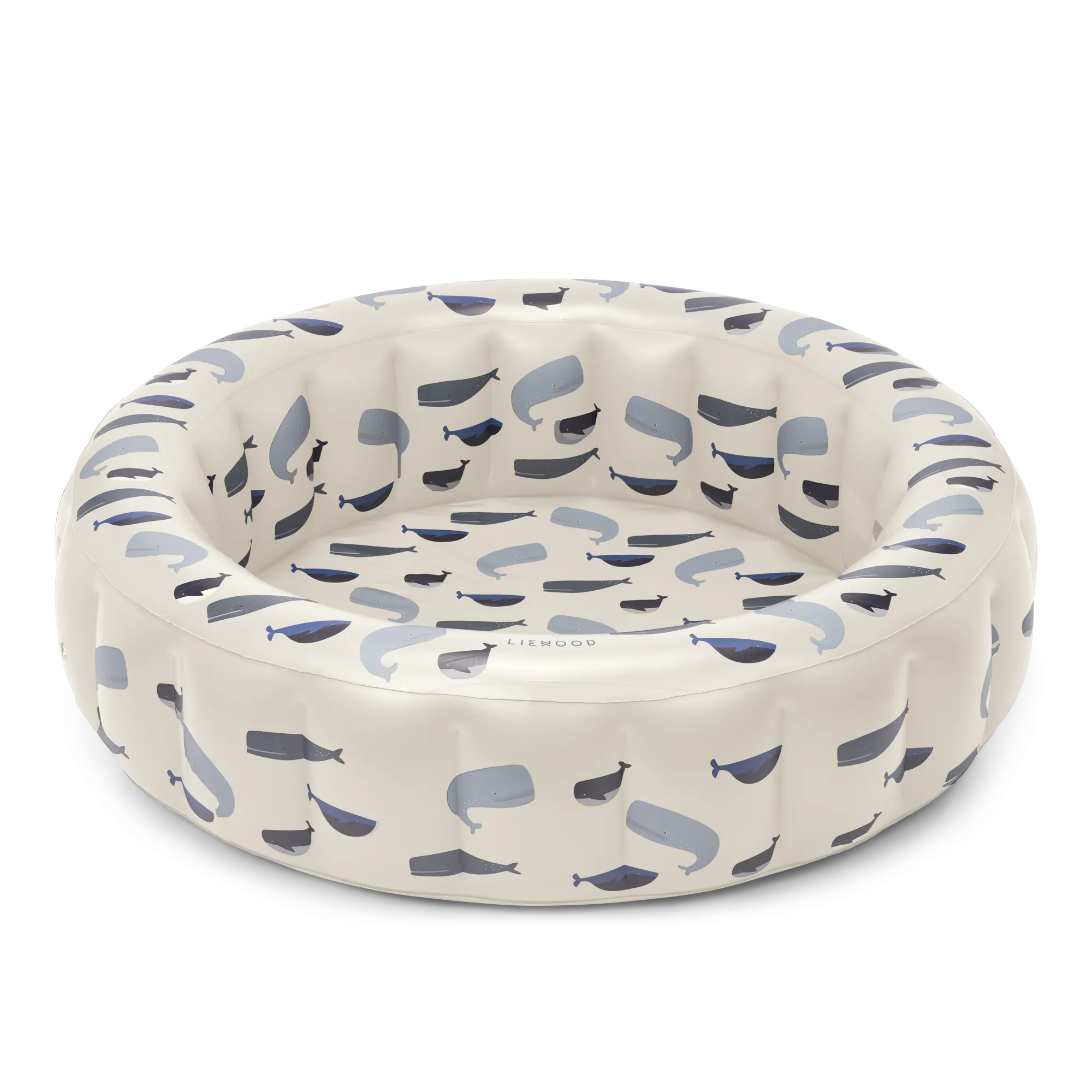 Liewood Jeanette Printed Pool - Whales / Cloud Blue