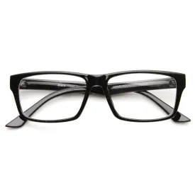 Modern Fashion Minimalist RX Optical Rectangle Clear Lens Glasses