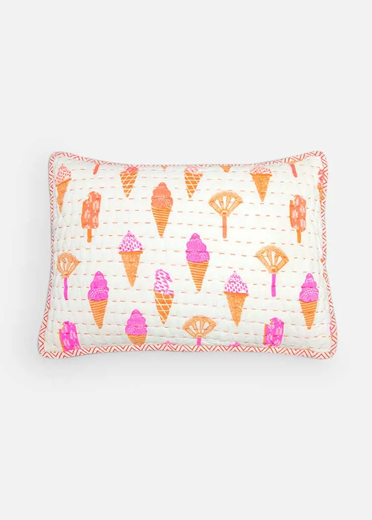 Pillow Sham Ice cream