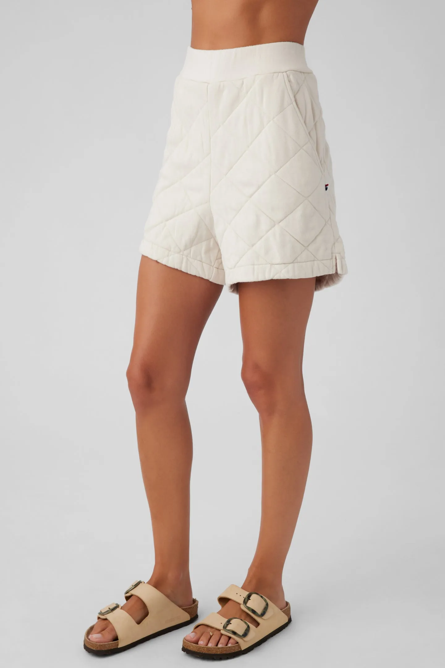 Quilted Midi Short