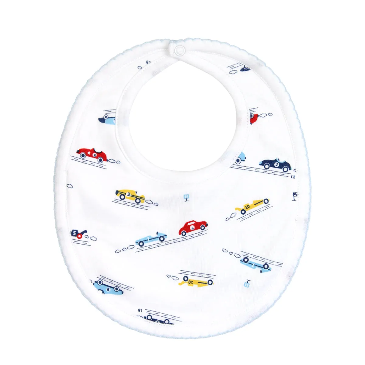 Racers Printed Bib | Baby Boy