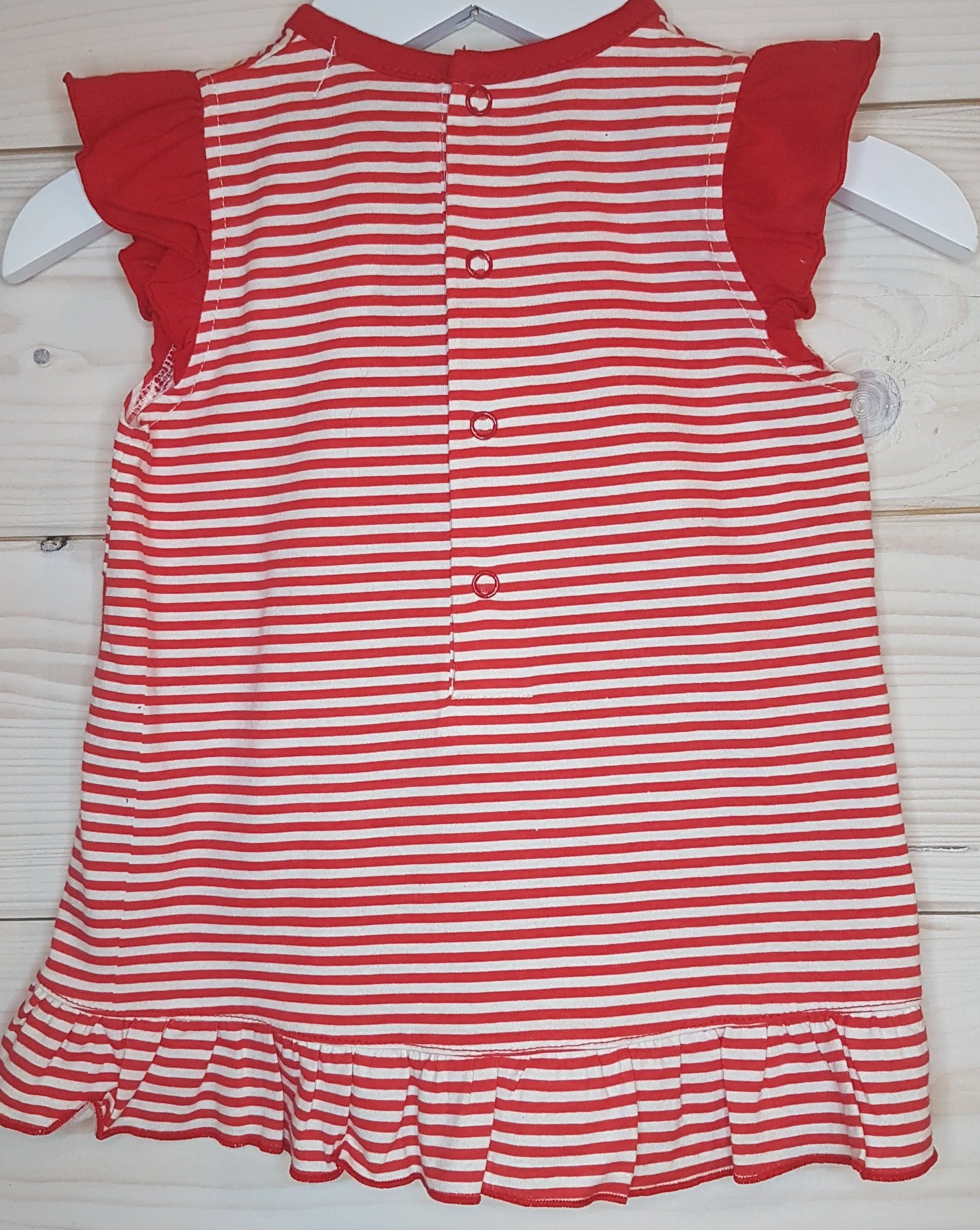 Red & White Baby Dress (0-3 months) BNWT