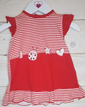 Red & White Baby Dress (0-3 months) BNWT