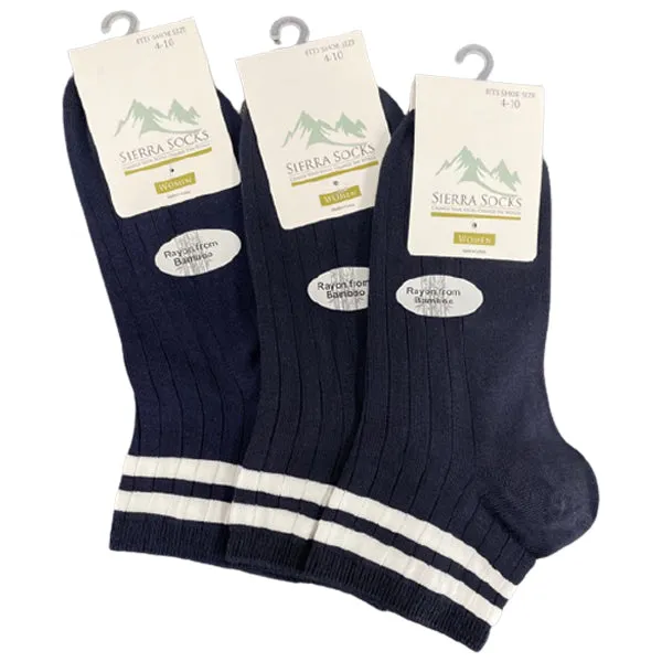 Wide Calf Crew Socks for Women Classic Colors and Luxurious