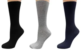 Wide Calf Crew Socks for Women Classic Colors and Luxurious