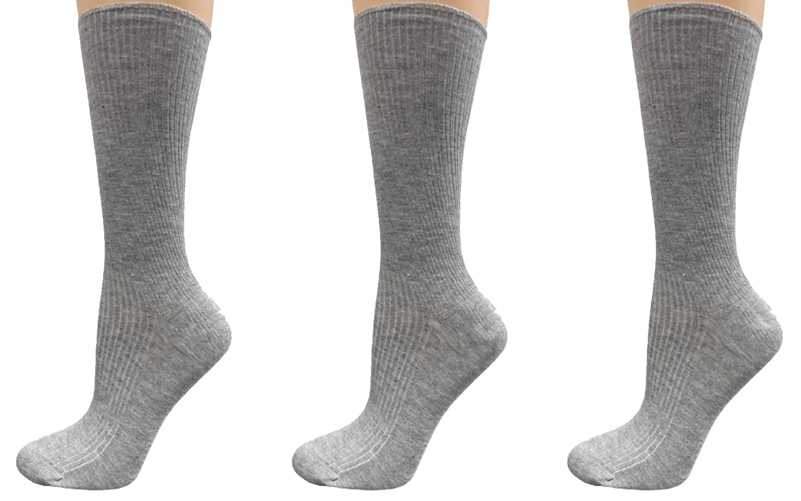 Wide Calf Crew Socks for Women Classic Colors and Luxurious